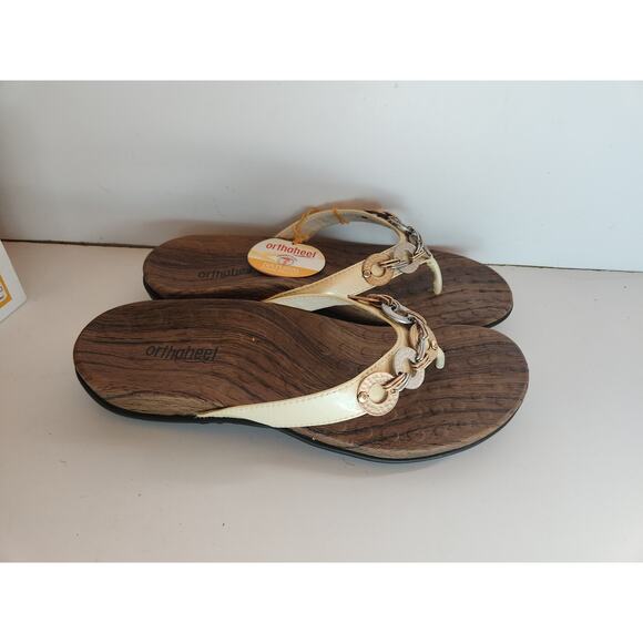 Orthaheel Women sandals "Lola" white Sz 8 NIB - Picture 1 of 6